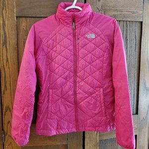 North Face Quilted Hot Pink Jacket